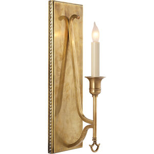 John Rosselli Savannah 1 Light 5 inch Hand-Rubbed Antique Brass Sconce Wall Light