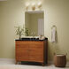 Replay 3 Light 22 inch Brushed Gold Bath & Vanity Light Wall Light