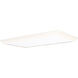 Modular Fluorescent White 18 inch Trim and Diffuser