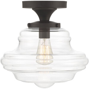 Vintage 1 Light 12.00 inch Semi-Flush Mount