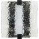 LED Stone Glass LED 8 inch Matte Black ADA Wall Sconce Wall Light, Progress LED