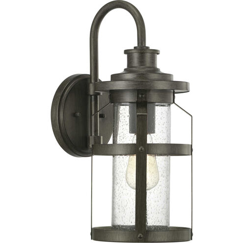 Haslett 1 Light 18 inch Antique Pewter Outdoor Wall Lantern, Medium