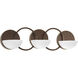 Engage 3 Light 24 inch Antique Bronze Bath Vanity Wall Light