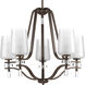 Indulge 5 Light 26 inch Antique Bronze Chandelier Ceiling Light