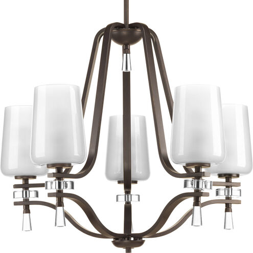 Indulge 5 Light 26 inch Antique Bronze Chandelier Ceiling Light