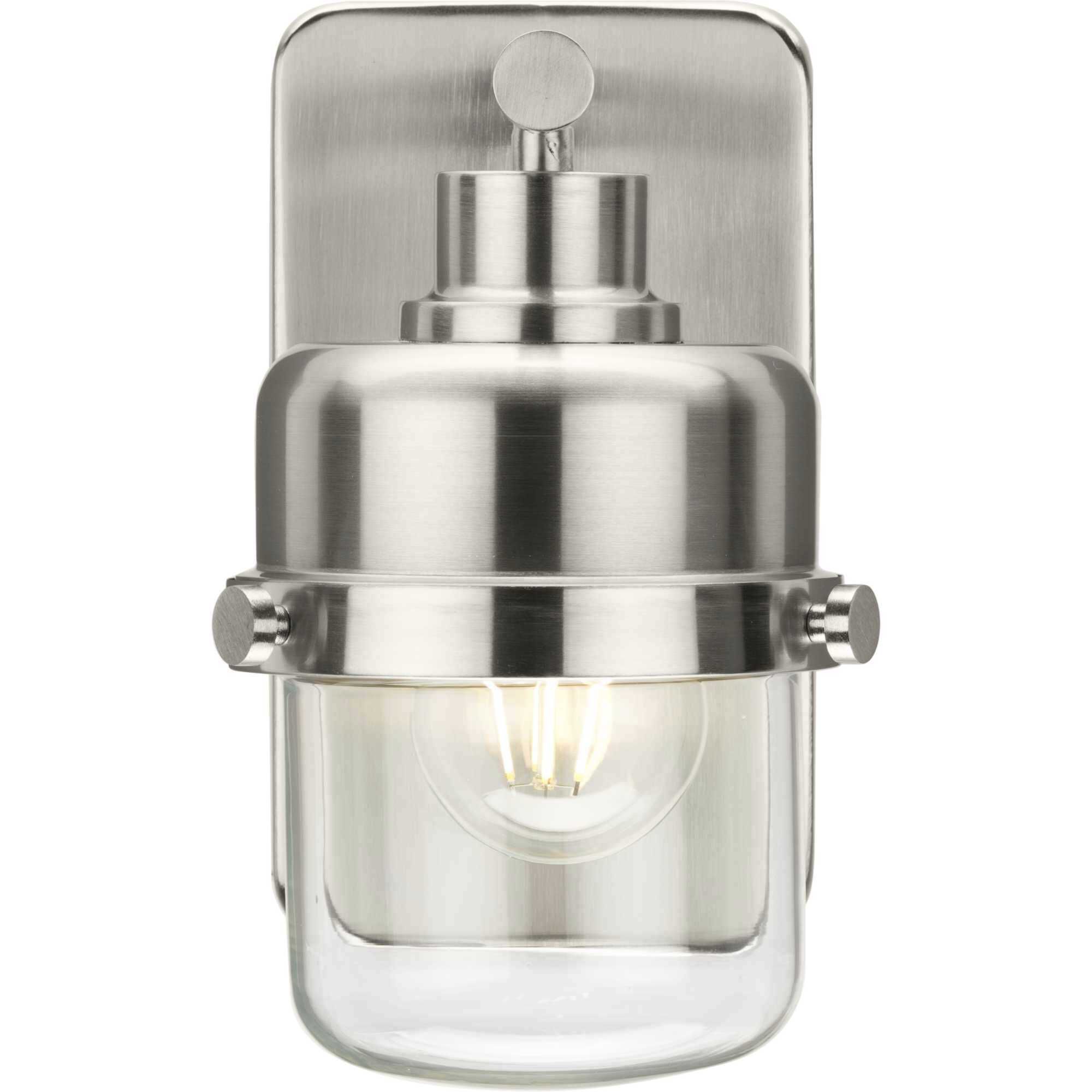 Beckner 1 Light 5 inch Brushed Nickel Bath Light Wall Light