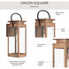 Union Square 1 Light 23.62 inch Antique Copper Wall Lantern, Design Series