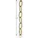 Accessory Chain Brushed Bronze Chain
