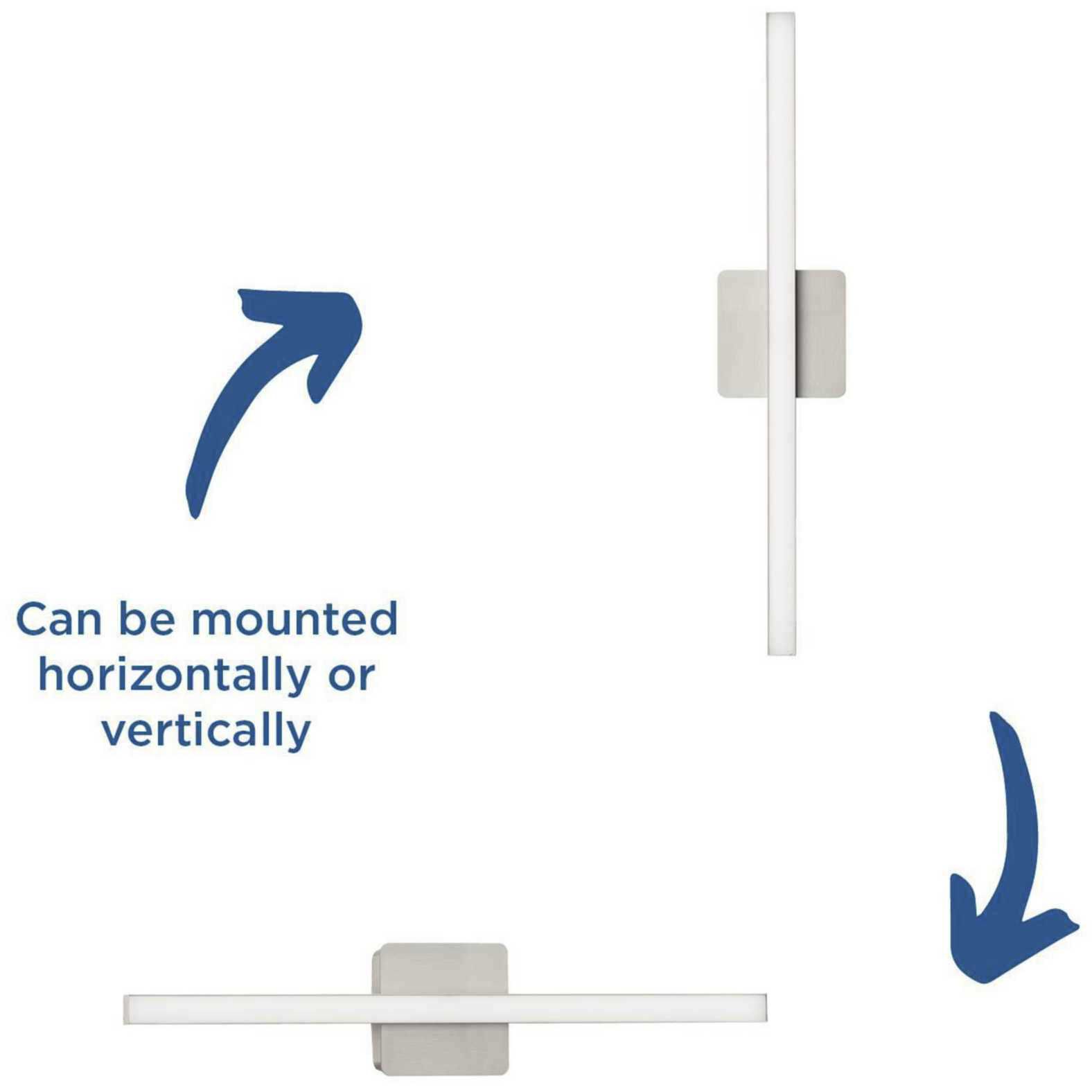 Phase 4 LED LED 24 inch Brushed Nickel Linear Vanity Light Wall Light