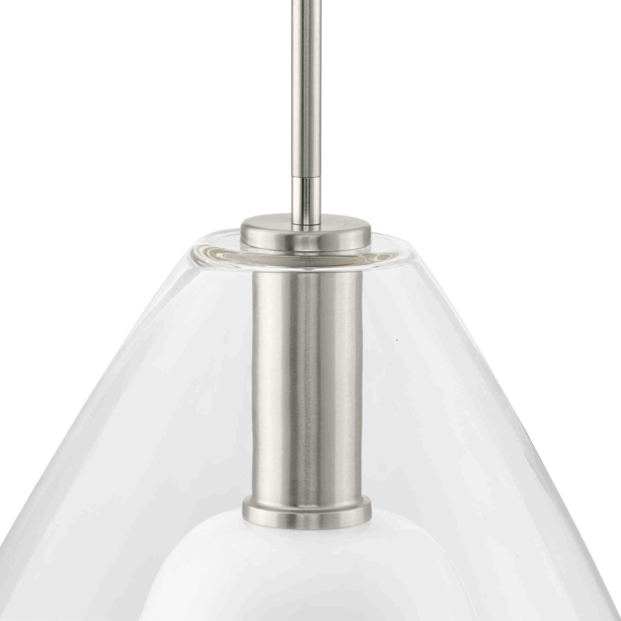 Carillon 1 Light 15 inch Brushed Nickel Pendant Ceiling Light