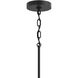 Replay 9 Light 25 inch Black Chandelier Ceiling Light