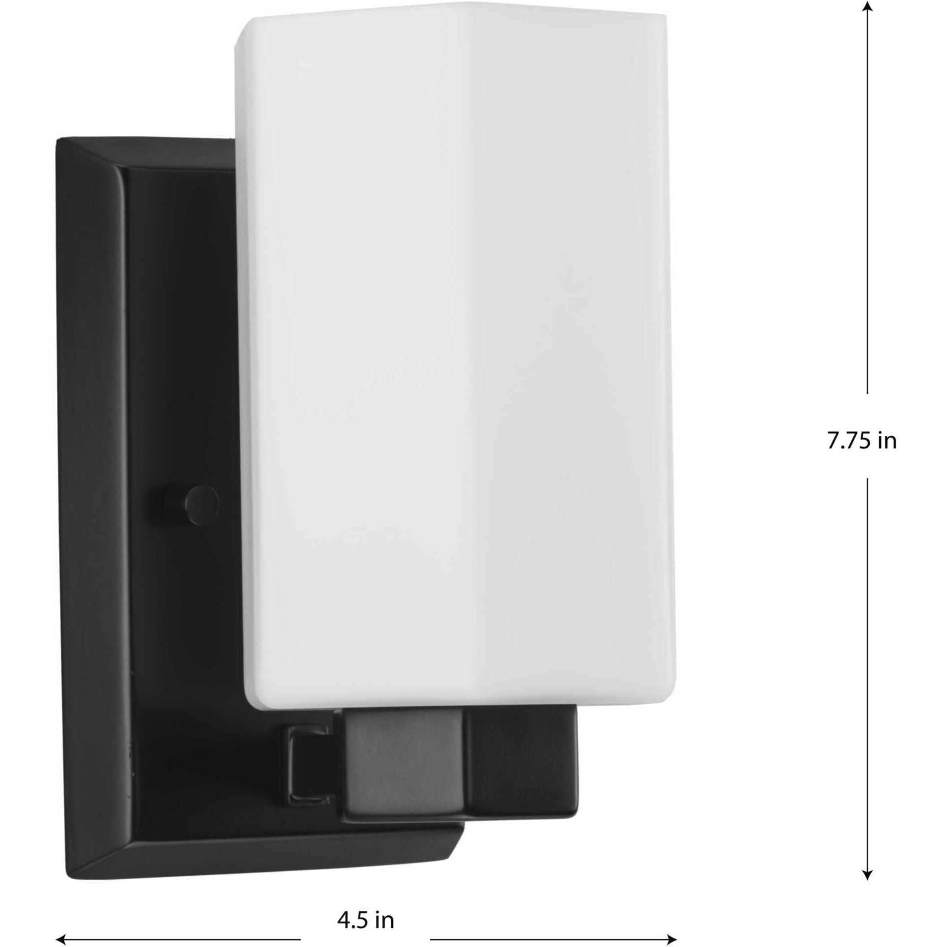 Estrada 1 Light 4.5 inch Matte Black Bathroom Vanity Light Wall Light