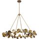 Laurel 8 Light 38 inch Gold Ombre Chandelier Ceiling Light, Design Series