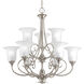 Kensington 9 Light 31.5 inch Brushed Nickel Chandelier Ceiling Light