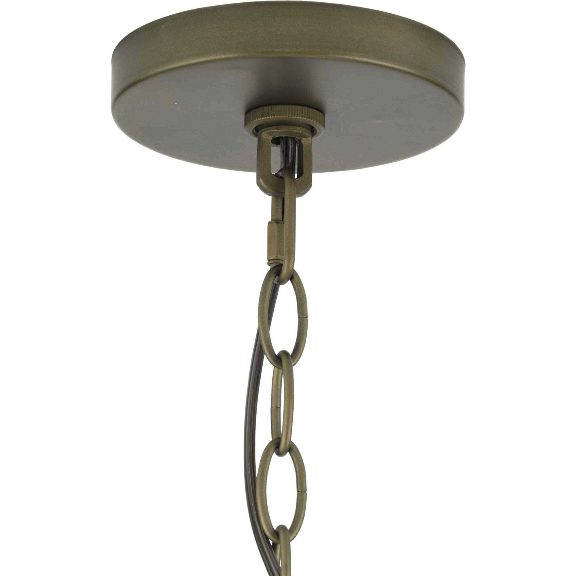 Lattimore 5 Light 22 inch Aged Brass Chandelier Ceiling Light, Design Series