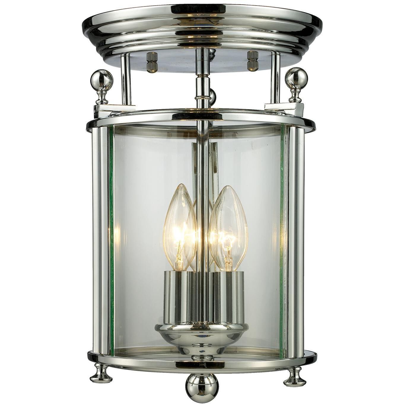 Wyndham 3 Light 8.50 inch Flush Mount