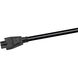 Arza Select Black 0.89 inch Interconnecting Cord