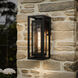 Shaw 1 Light 19.5 inch Textured Black Outdoor Wall Light