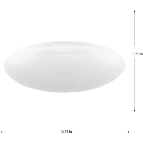 Cloud LED LED 13.78 inch White Flush Mount Ceiling Light, Medium, Progress LED