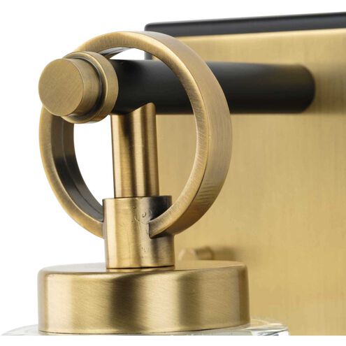 Cassell 1 Light 4.75 inch Vintage Brass Bathroom Vanity Light Wall Light