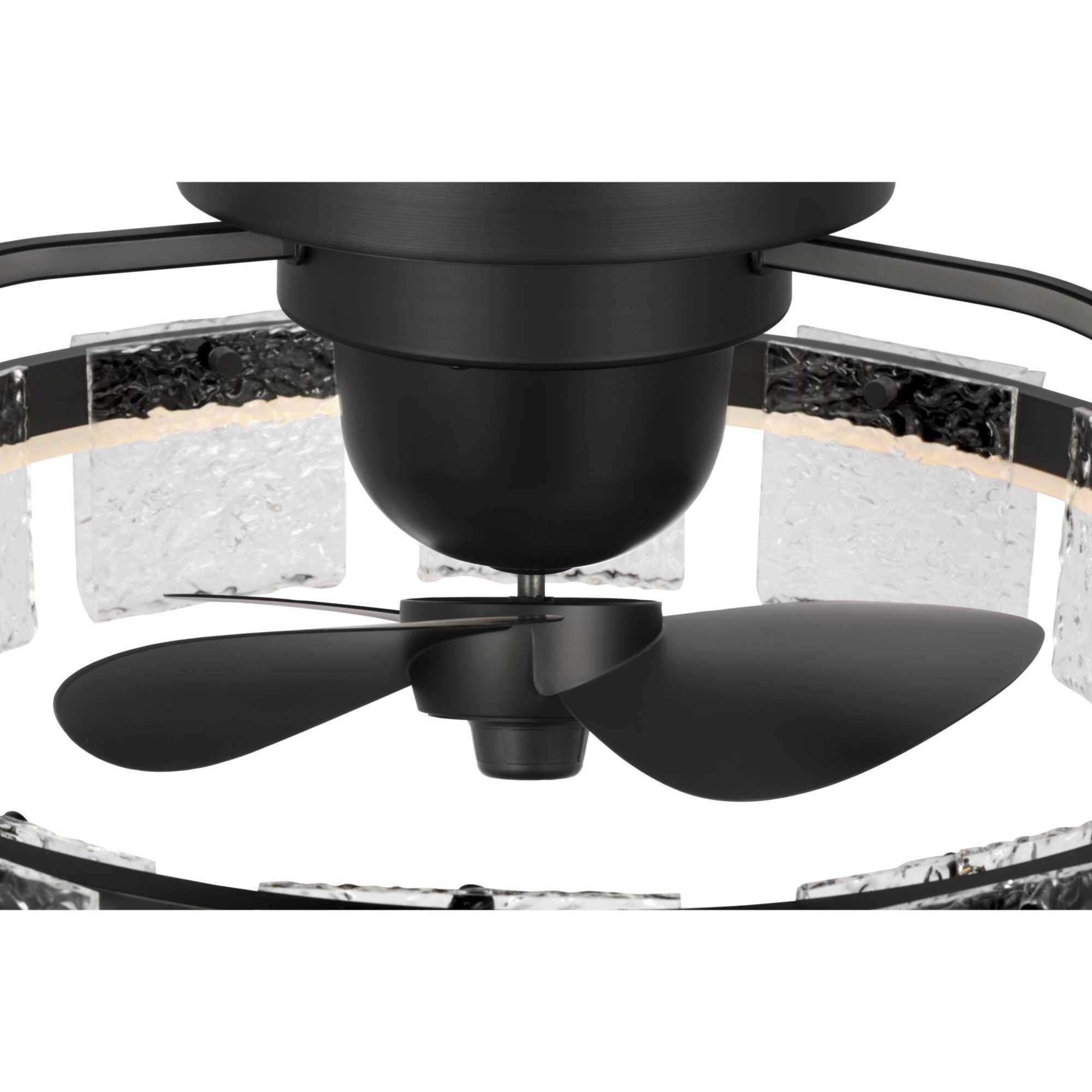 Fanin 20.62 inch Matte Black Outdoor Ceiling Fan