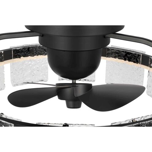 Fanin 20.62 inch Matte Black Outdoor Ceiling Fan