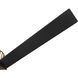 Bisbee 55 inch Matte Black Outdoor Ceiling Fan