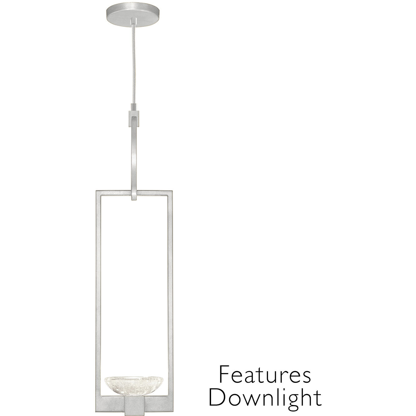 Delphi LED 7 inch Silver Drop Light Ceiling Light