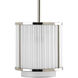 Nisse 1 Light 6 inch Polished Nickel Mini-Pendant Ceiling Light