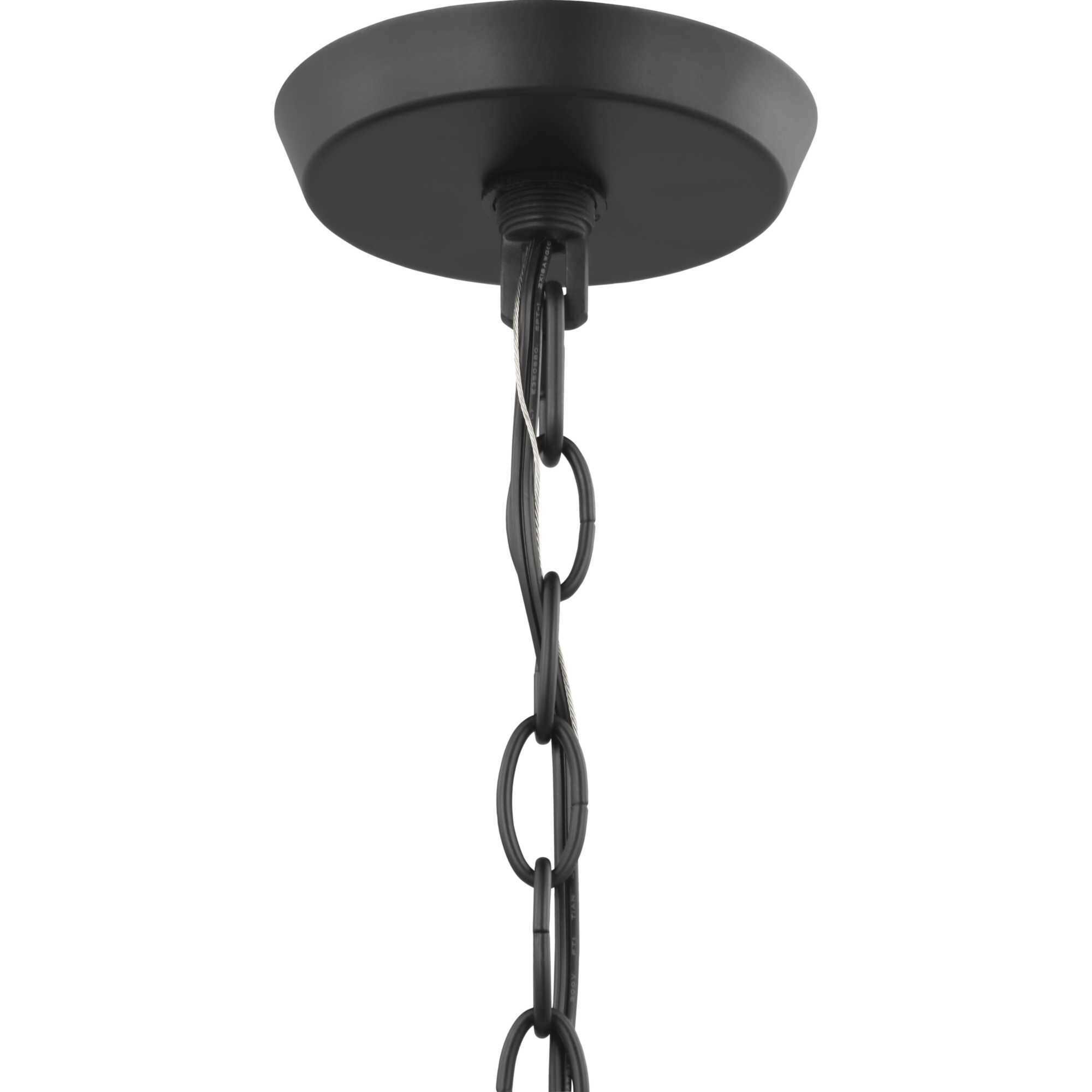 Vertex 5 Light 22.5 inch Matte Black Chandelier Ceiling Light