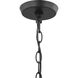 Vertex 5 Light 22.5 inch Matte Black Chandelier Ceiling Light