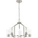 Goodwin 5 Light 24 inch Brushed Nickel Chandelier Ceiling Light