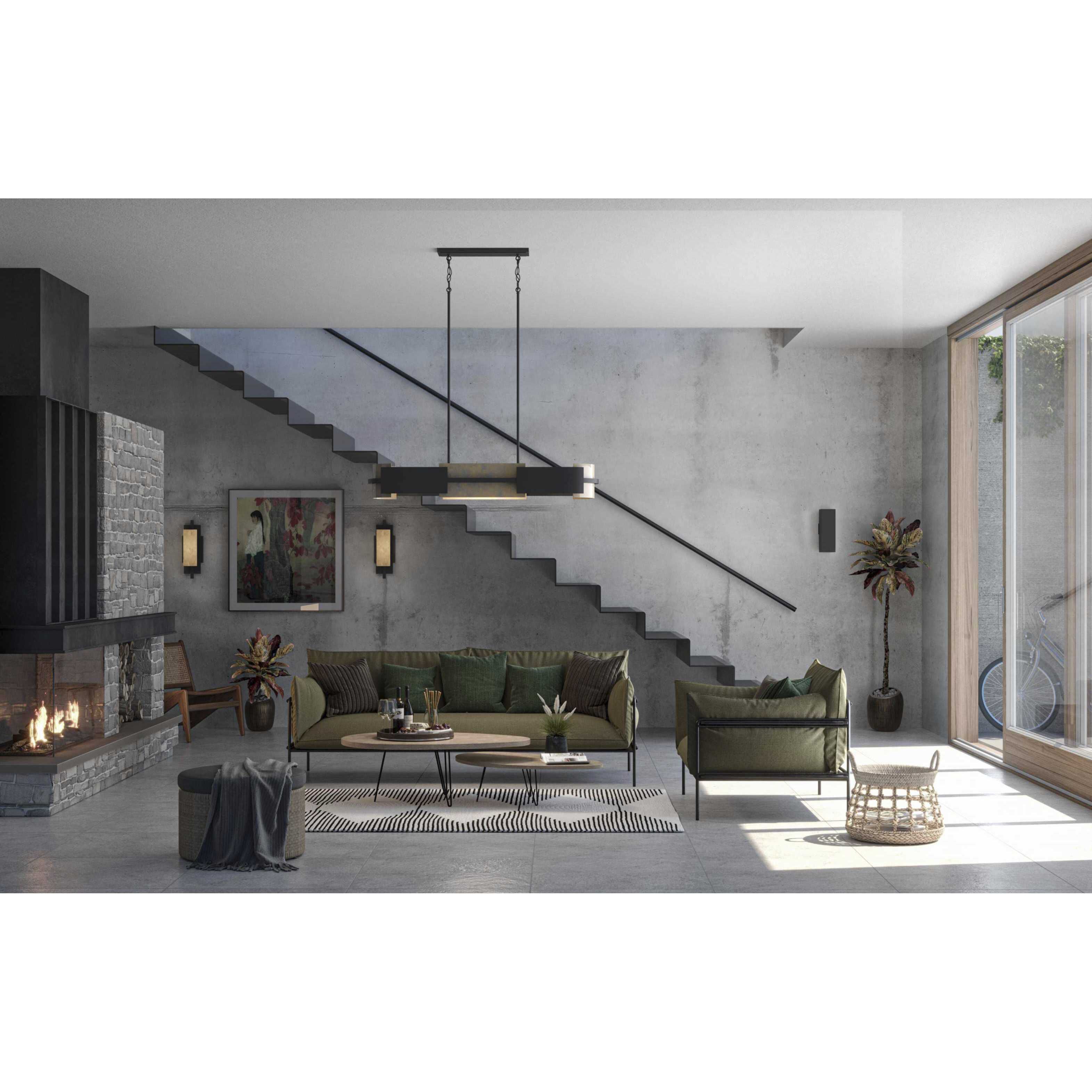 Lowery 1 Light 3.62 inch Matte Black ADA Wall Sconce Wall Light, Design Series