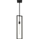 Boundary 1 Light 6 inch Matte Black Pendant Ceiling Light, Design Series