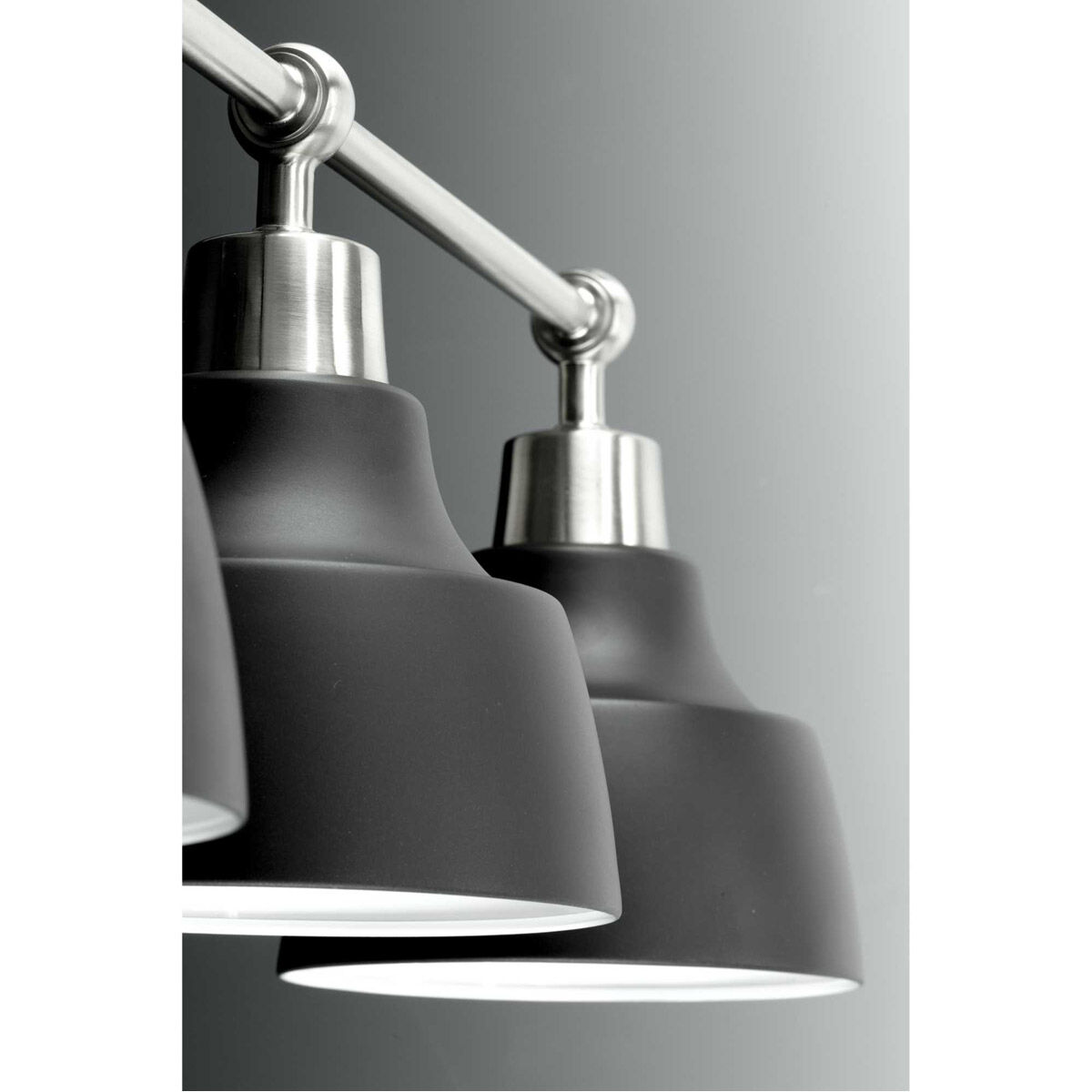 Bramlett 3 Light 24 inch Brushed Nickel Bath Vanity Wall Light