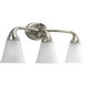 Lahara 3 Light 25 inch Brushed Nickel Bath Vanity Wall Light