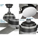 Kaysville 56 inch Graphite with Grey Weathered Wood Blades Ceiling Fan