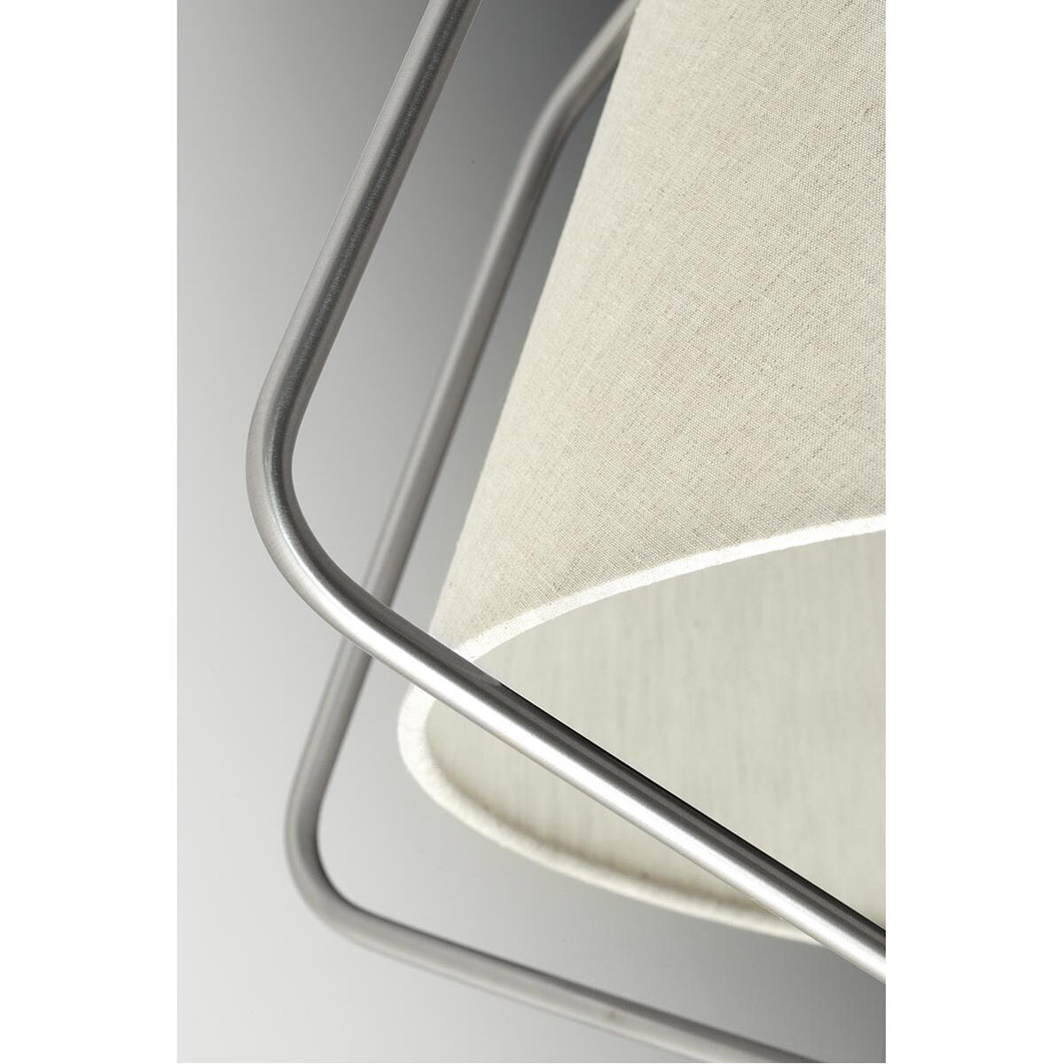 Hangar 1 Light 20 inch Brushed Nickel Pendant Ceiling Light, Design Series