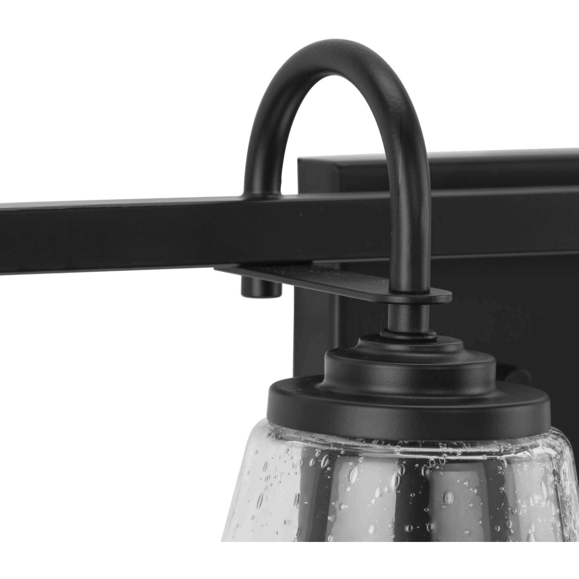 Martenne 4 Light 31.87 inch Matte Black Bathroom Vanity Light Wall Light