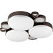 Bingo LED 23 inch Venetian Bronze Flush Mount Ceiling Light