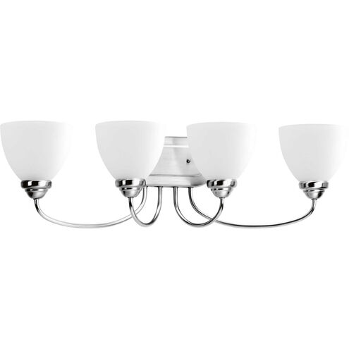 Heart 4 Light 29.88 inch Polished Chrome Bath Vanity Wall Light