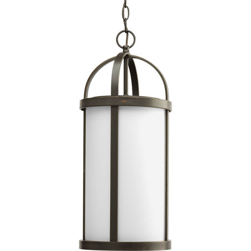 Greetings 1 Light 10 inch Antique Bronze Outdoor Hanging Lantern