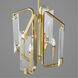 Cahill 4 Light Brushed Bronze Pendant Ceiling Light, Design Series