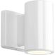 Cylinders Outdoor Wall Mount Downlight Cylinder in White, Progress LED