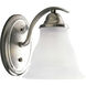 Trinity 1 Light 6.5 inch Brushed Nickel Bath Vanity Wall Light