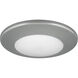 P8022 Series LED 7 inch Metallic Gray Flush Mount Ceiling Light in Metallic Grey