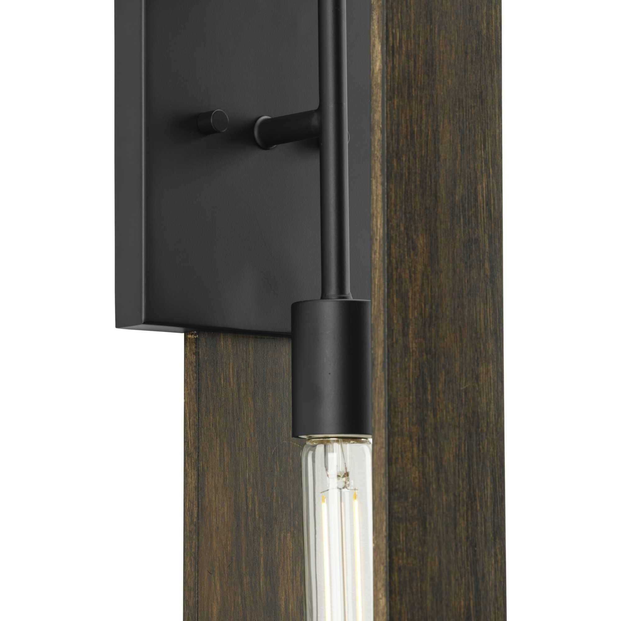 Boundary 2 Light 24 inch Matte Black Wall Bracket Wall Light, Design Series