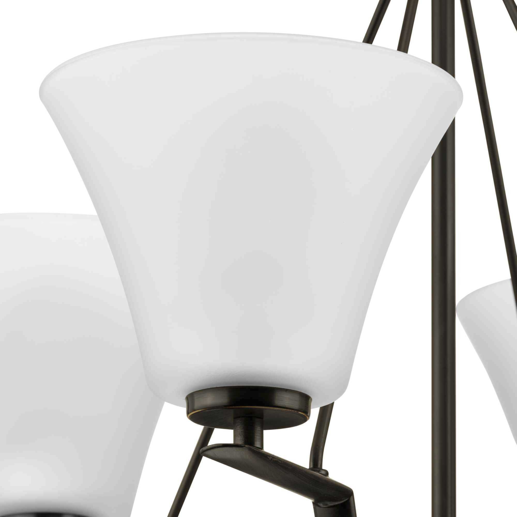 Bravo 5 Light 27 inch Antique Bronze Chandelier Ceiling Light