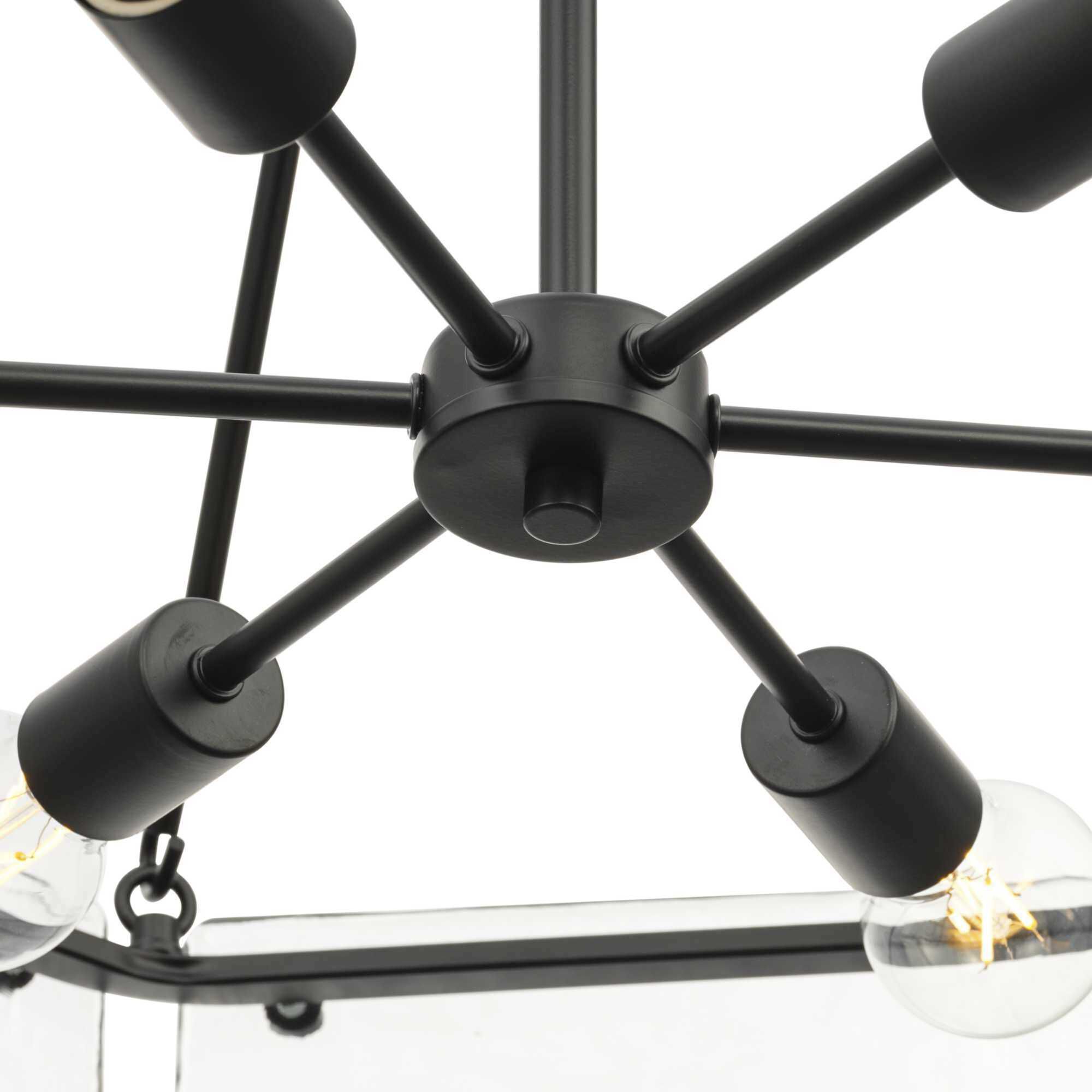 【内祝い】 P400355-31M Progress Rivera Black Matte inch 30 Light 6 その他
