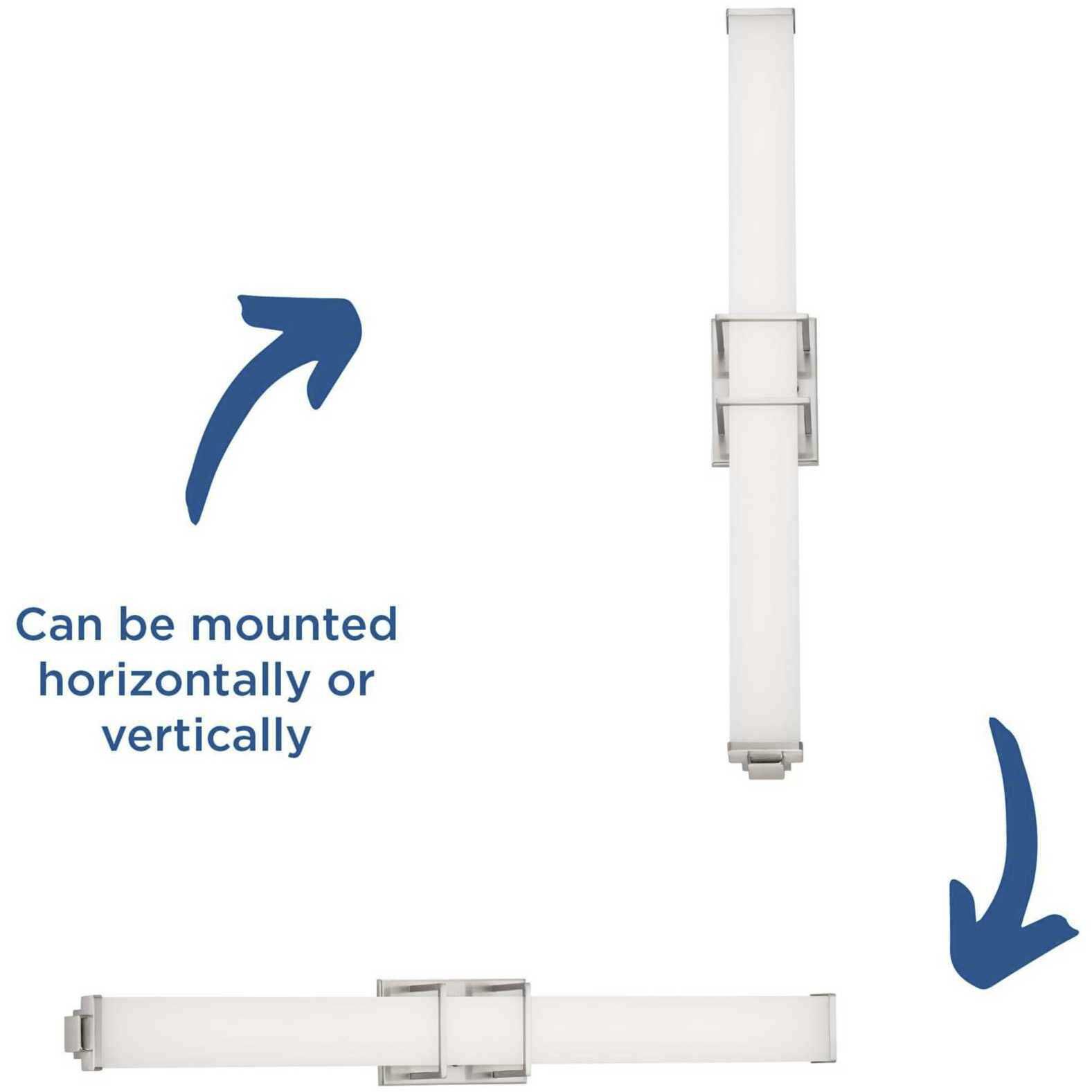 Phase 2.2 LED LED 36 inch Brushed Nickel Linear Bath Bar Wall Light, Progress LED